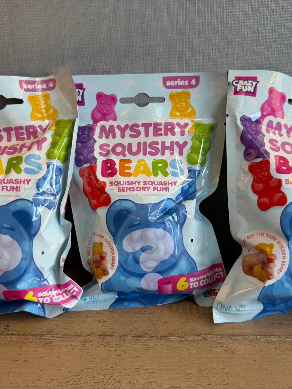 RMS Crazy Fun Mystery Squishy Bear Bundle- 1 mystery bag